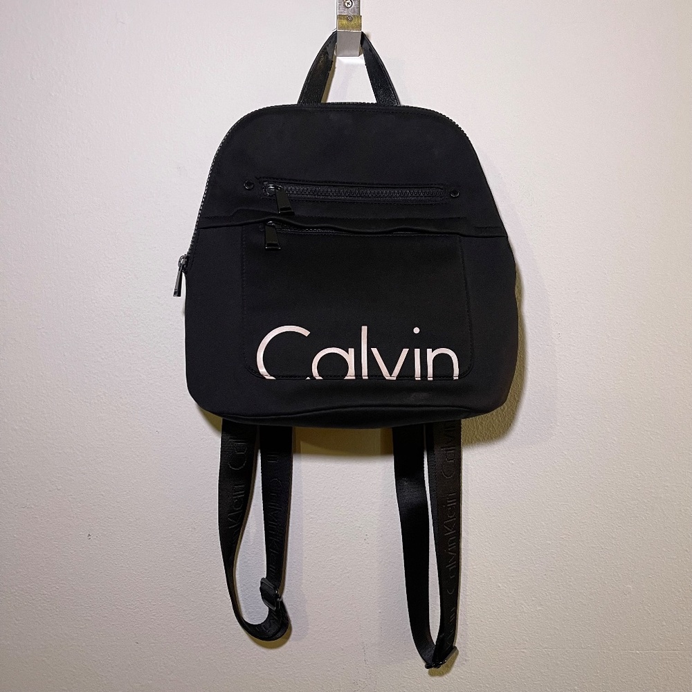 Calvin Klein CK Neoprene Backpack Mini Bag Black